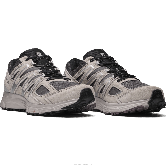 SalomonLF4H168 erkek spor ayakkabı - x-mission 4 süet erik yavru kedi/gül külleri/ftw gümüş