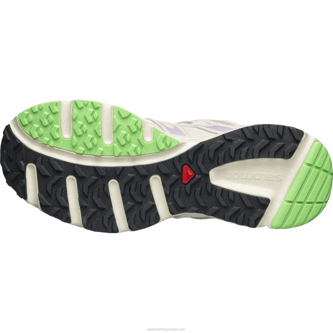 SalomonLF4H169 erkek spor ayakkabı - x-mission 4 süet vanilyalı buz/orkide çiçeği/parlayan portakal