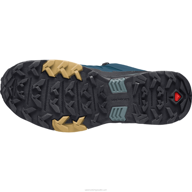 SalomonLF4H17 erkek yürüyüş ayakkabısı - x ultra 4 gore-tex lejyon mavisi/siyah/güz yaprağı