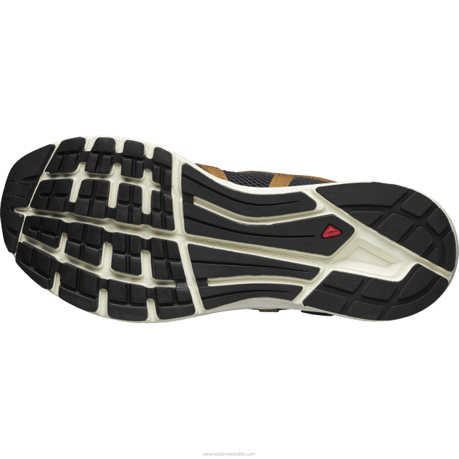 SalomonLF4H177 erkek spor ayakkabı - techsonic deri kauçuk/vanilyalı buz/koyu safir