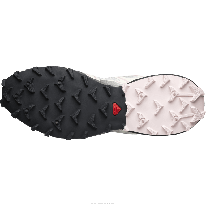 SalomonLF4H181 erkek spor ayakkabı - speedcross 3 beyaz/abanoz/beşik pembesi