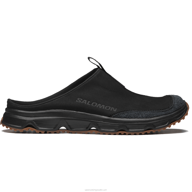SalomonLF4H183 Erkek Spor Ayakkabı - RX Slide Leather Advanced siyah/gum8