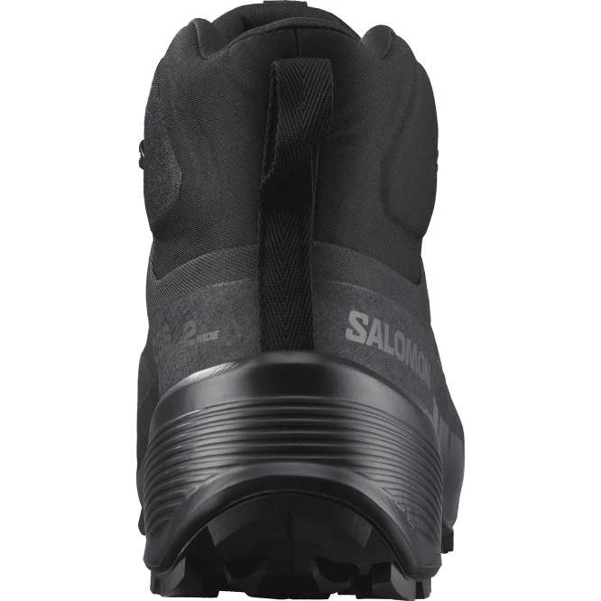 SalomonLF4H19 erkek yürüyüş botları - çapraz yürüyüş 2 orta gore-tex geniş siyah/mıknatıs