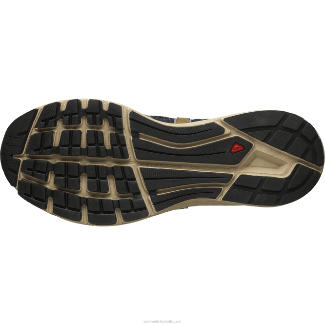 SalomonLF4H209 erkek spor ayakkabısı - techsonic for gramicci kauçuk/koyu safir/siyah