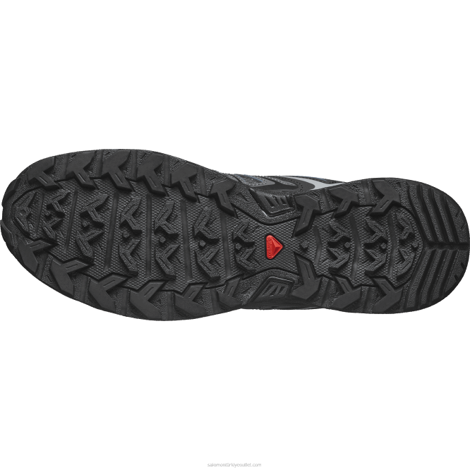 SalomonLF4H21 erkek yürüyüş ayakkabısı - x ultra pioneer aero siyah/abanoz/mavi küller