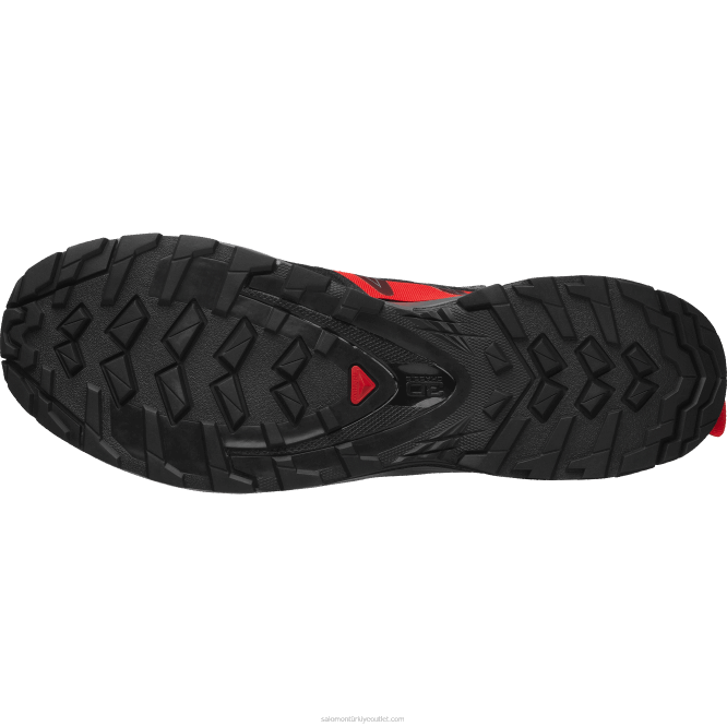 SalomonLF4H212 erkek spor ayakkabı - xa cover siyah/sessiz gölge/kiraz domates
