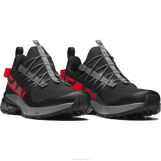 SalomonLF4H212 erkek spor ayakkabı - xa cover siyah/sessiz gölge/kiraz domates