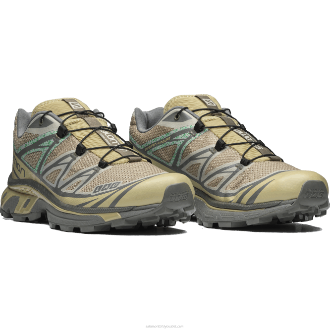 SalomonLF4H215 erkek spor ayakkabı - xt-6 mindful gri yeşil/yosun grisi/hint grisi