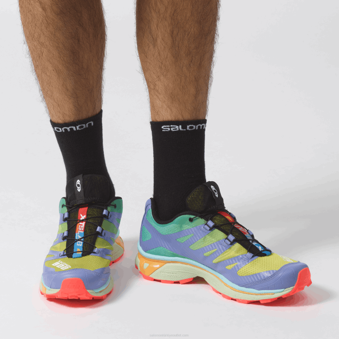 SalomonLF4H216 erkek spor ayakkabı - xt-4 çuha çiçeği/nane yaprağı/lolite