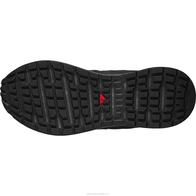 SalomonLF4H220 erkek spor ayakkabı - odyssey 1 deri gelişmiş siyah/abanoz