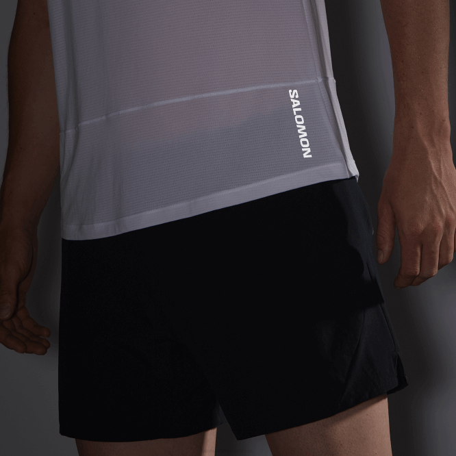 SalomonLF4H228 erkek atleti - çapraz koşu beyaz