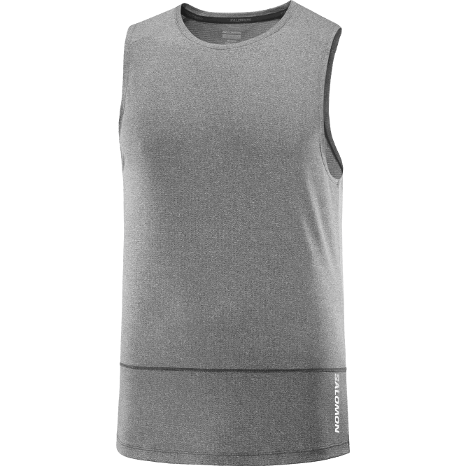 SalomonLF4H229 erkek atleti - çapraz koşu derin siyah/melanj