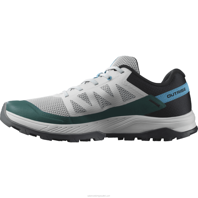 SalomonLF4H23 erkek yürüyüş ayakkabısı - outrise ay kayası/siyah/Cezayir mavisi