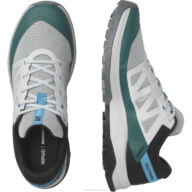 SalomonLF4H23 erkek yürüyüş ayakkabısı - outrise ay kayası/siyah/Cezayir mavisi