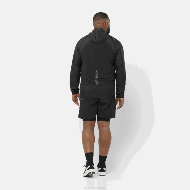 SalomonLF4H234 kısa kollu erkek tişörtü - çapraz koşu beyaz