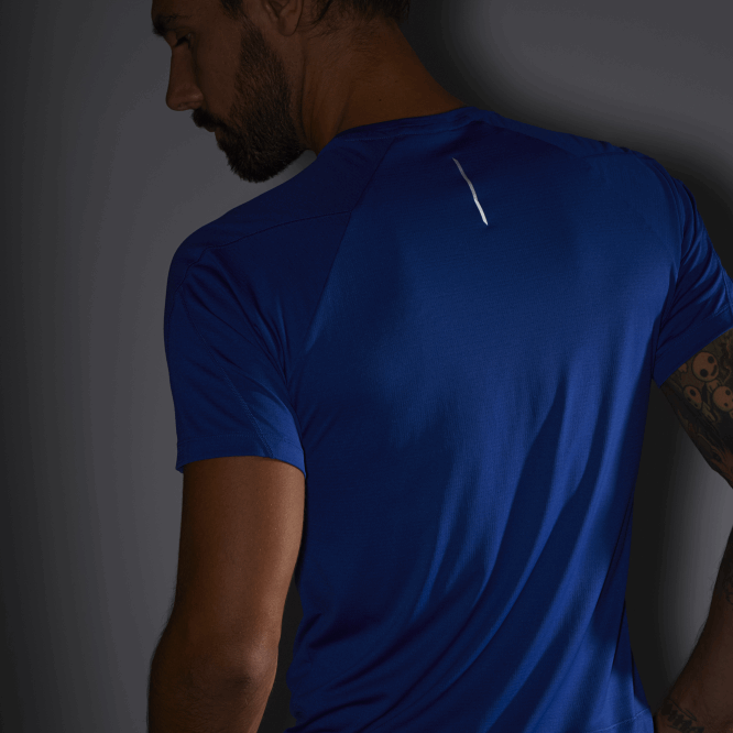 SalomonLF4H236 kısa kollu erkek tişörtü - çapraz koşu Web\de sörf