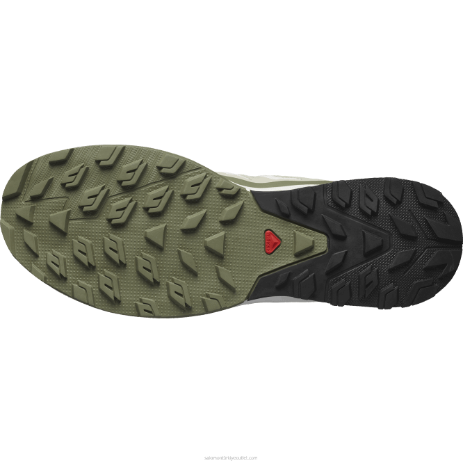 SalomonLF4H24 erkek yürüyüş ayakkabısı - outrise yosun grisi/koyu liken yeşili/badem şekeri