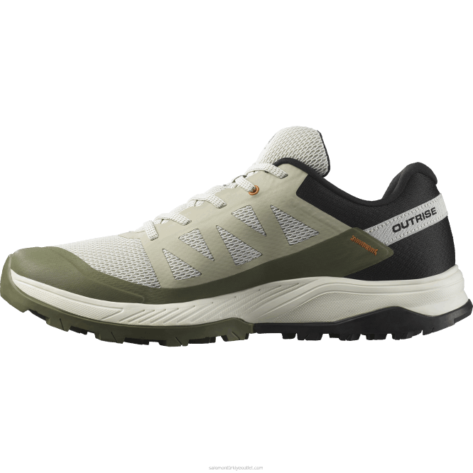 SalomonLF4H24 erkek yürüyüş ayakkabısı - outrise yosun grisi/koyu liken yeşili/badem şekeri
