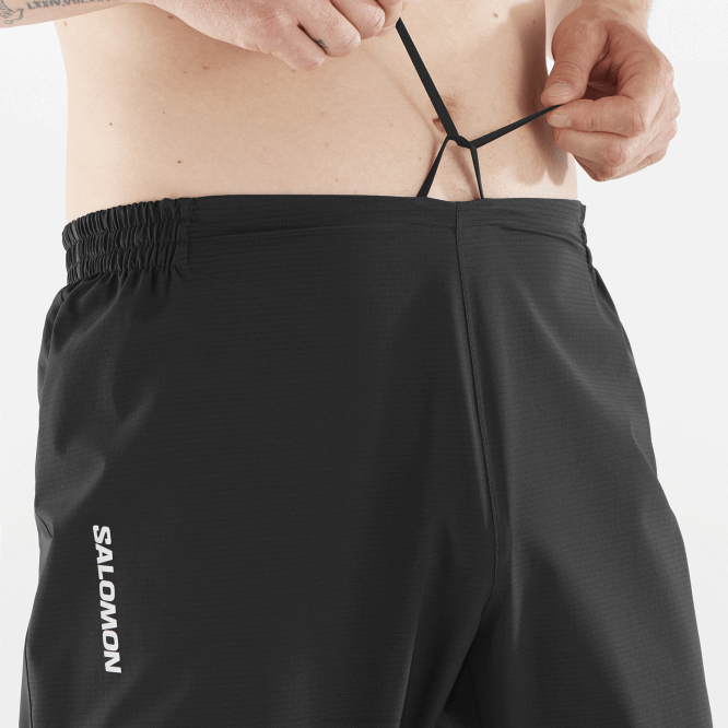 SalomonLF4H251 erkek pantolonu - bonatti izi koyu siyah