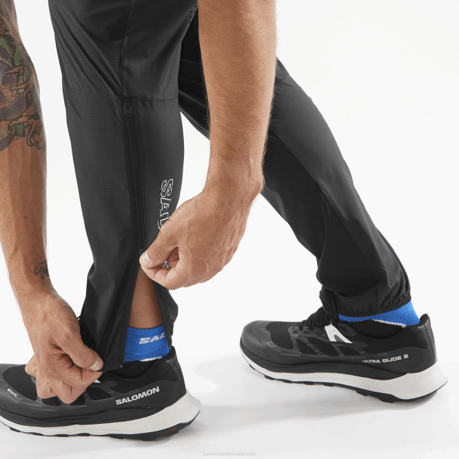 SalomonLF4H251 erkek pantolonu - bonatti izi koyu siyah