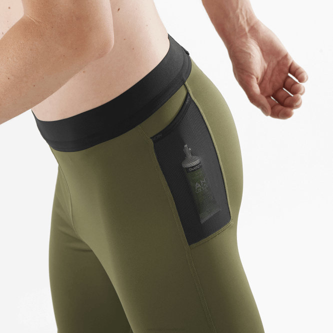 SalomonLF4H252 erkek taytı - çapraz koşu üzüm yaprağı/orman gecesi