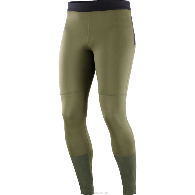 SalomonLF4H252 erkek taytı - çapraz koşu üzüm yaprağı/orman gecesi