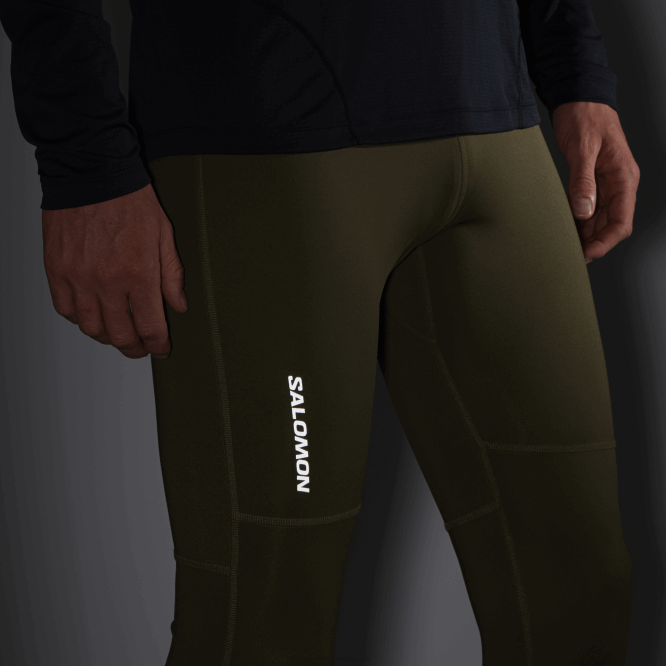 SalomonLF4H252 erkek taytı - çapraz koşu üzüm yaprağı/orman gecesi