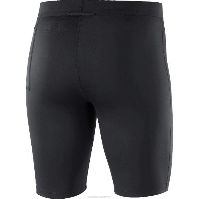 SalomonLF4H254 erkek taytı - çapraz 9 koyu siyah