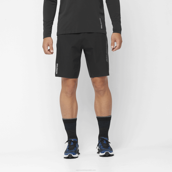 SalomonLF4H259 erkek şortu - bonatti izi koyu siyah