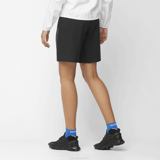 SalomonLF4H259 erkek şortu - bonatti izi koyu siyah