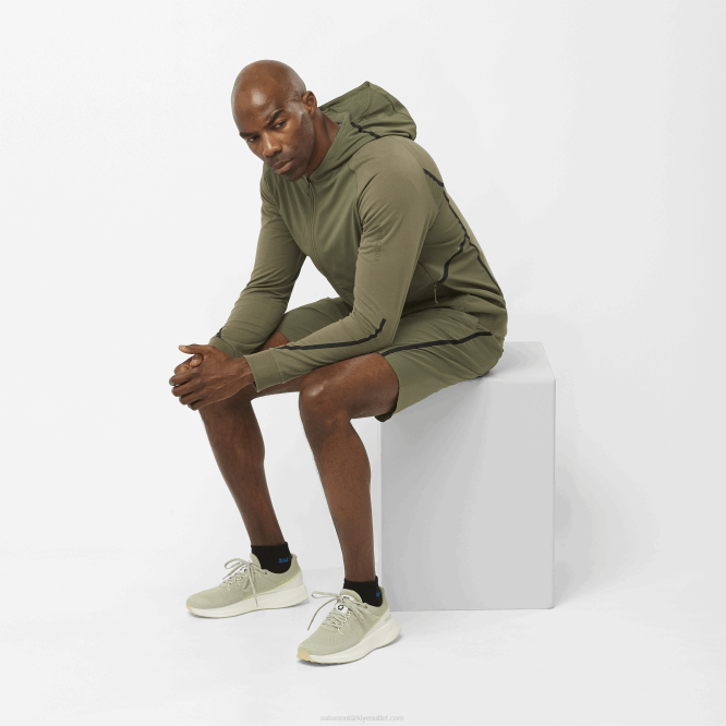 SalomonLF4H262 erkek şortu - runlife üzüm yaprağı