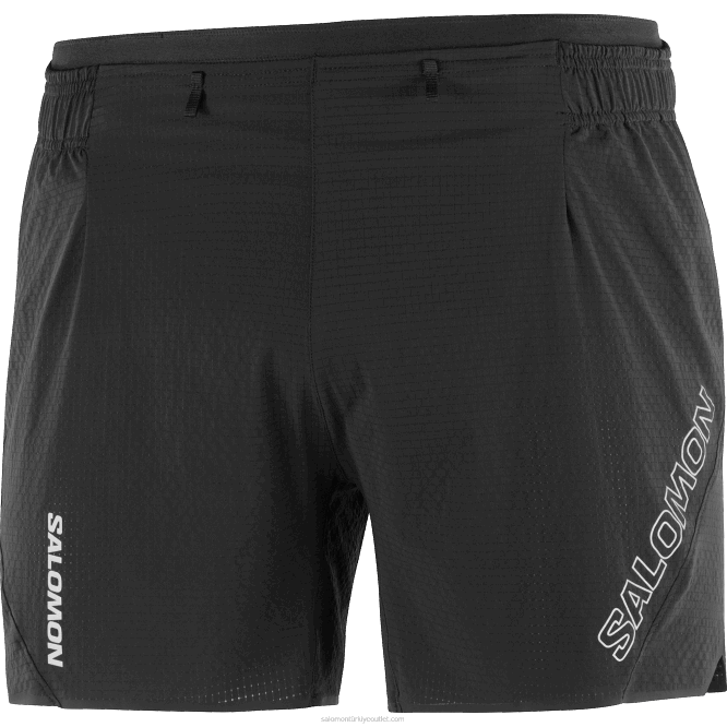 SalomonLF4H289 erkek şortu - sense aero 5 koyu siyah