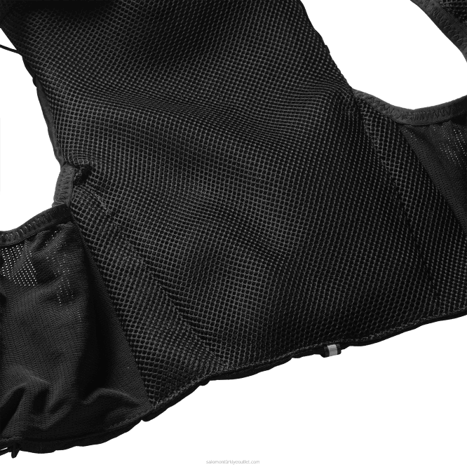 SalomonLF4H301 mataralı erkek koşu yeleği - adv skin 12 siyah