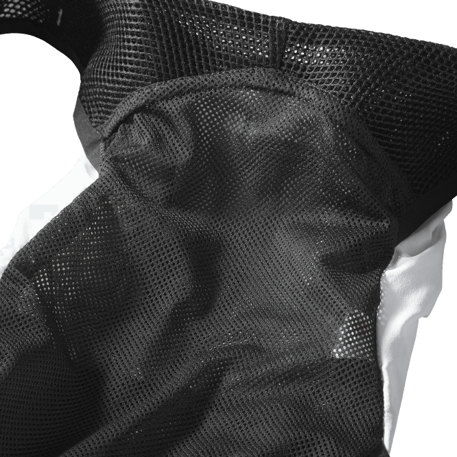 SalomonLF4H314 mataralı erkek koşu yeleği - sense pro 10 yarış bayrağı siyah beyaz