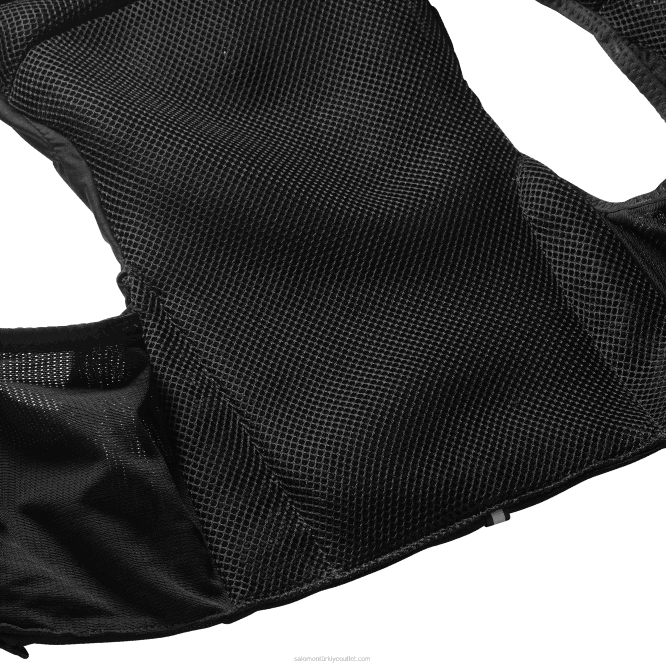 SalomonLF4H317 mataralı erkek koşu yeleği - adv skin 5 siyah/abanoz
