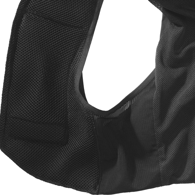 SalomonLF4H338 mataralı erkek koşu yeleği - sense pro 5 siyah/abanoz