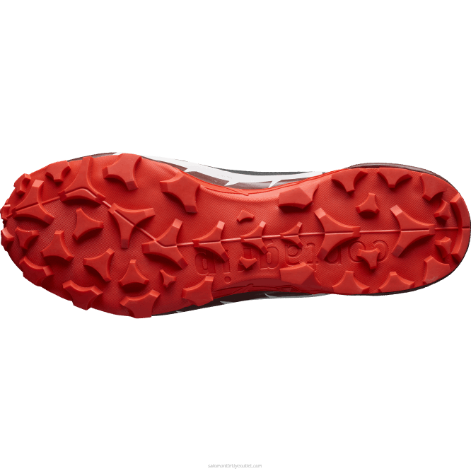 SalomonLF4H34 erkek yürüyüş botları - çapraz yürüyüş 2 mid gore-tex siyah/bitter çikolata/ateş kırmızısı