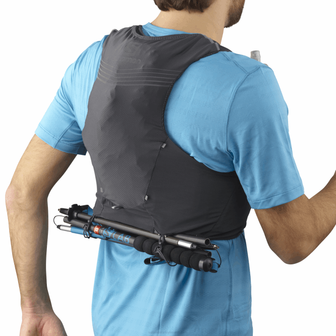 SalomonLF4H356 mataralı erkek koşu yeleği - adv skin 5 abanoz