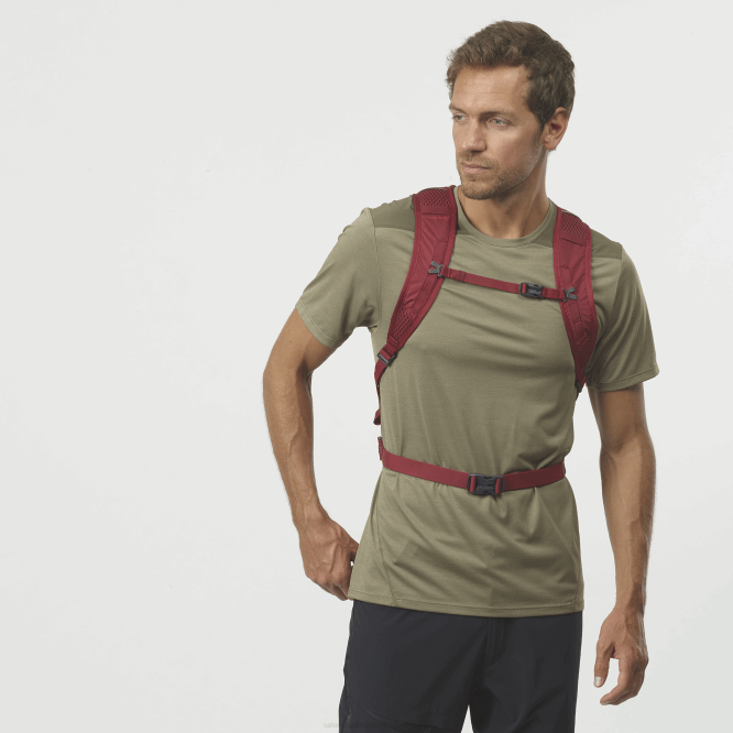 SalomonLF4H361 günlük erkek çantası - öncü 10 aura turuncu/bisiklet kırmızısı