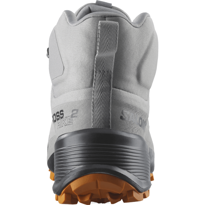 SalomonLF4H37 erkek yürüyüş botları - çapraz yürüyüş 2 mid gore-tex martı/marmelat/siyah