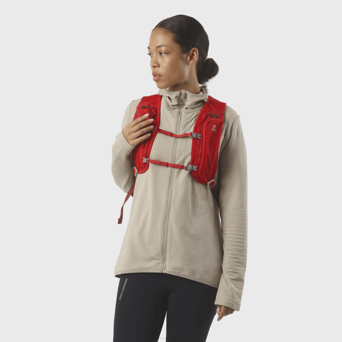 SalomonLF4H381 erkek yürüyüş çantası - xt 6 goji berry/kök kahverengi