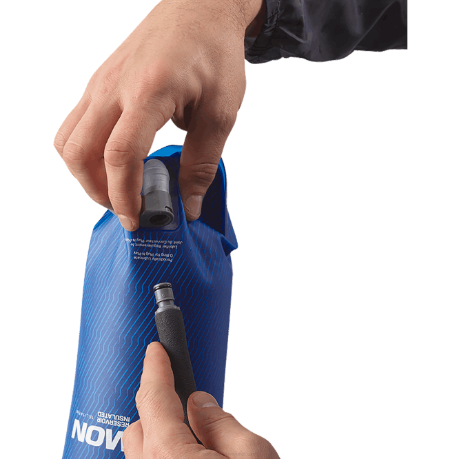 SalomonLF4H384 erkek hidrasyon aksesuarları - yumuşak rezervuar 16l yalıtımlı temiz mavi