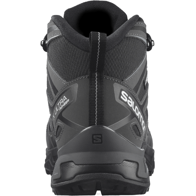 SalomonLF4H40 erkek yürüyüş botları - x ultra pioneer mid clima su geçirmez siyah/mıknatıs/anıt
