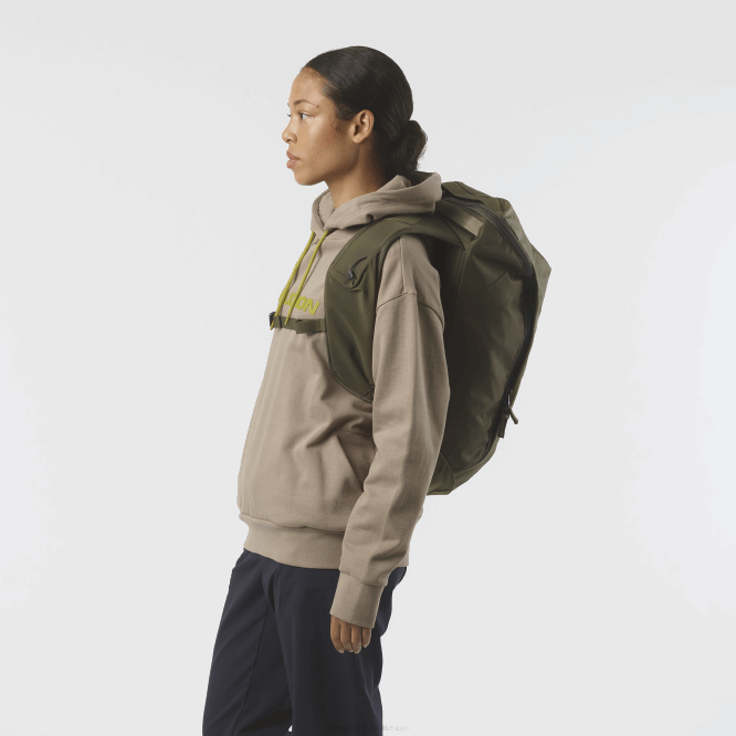 SalomonLF4H404 erkek seyahat çantası - outlife paketi 20 martini zeytin/zeytin gecesi