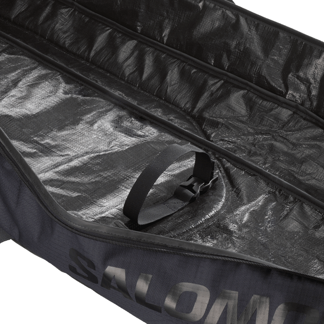 SalomonLF4H408 erkek kayak çantası - uzatma 1p dolgulu 160-210 siyah