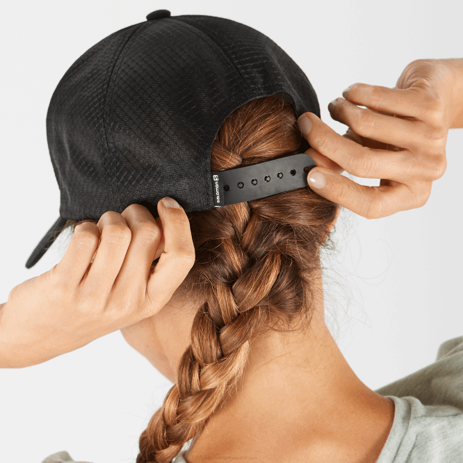 SalomonLF4H438 erkek kavisli şapka - trucker siyah