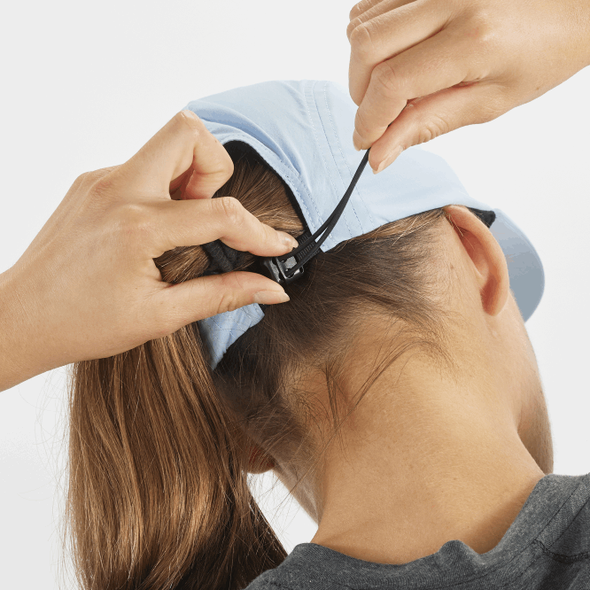 SalomonLF4H442 erkek şapkası - runlife mavi