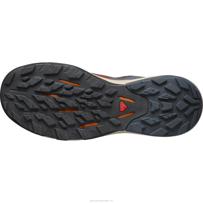 SalomonLF4H45 erkek yürüyüş ayakkabısı - outpulse gore-tex yanmış kına/hindistan mürekkebi/zerdeçal