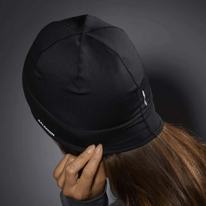 SalomonLF4H457 erkek beresi - aktif derin siyah/yansıtıcı gümüş