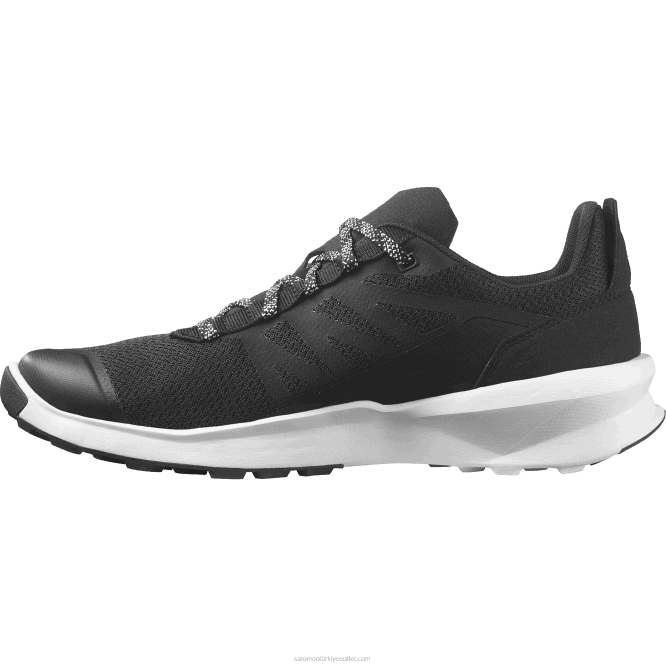 SalomonLF4H47 erkek yürüyüş ayakkabısı - devriye siyah beyaz